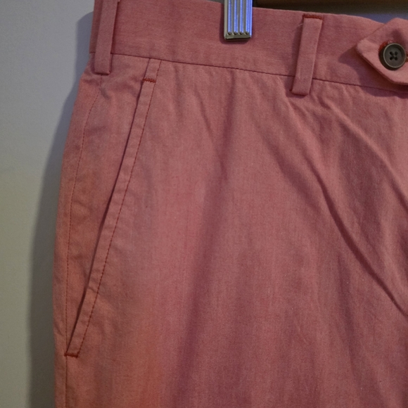 346 Brooks Brothers Classic Pink Men's Pants 36/32 Fitzgerald Fit - Picture 3 of 10